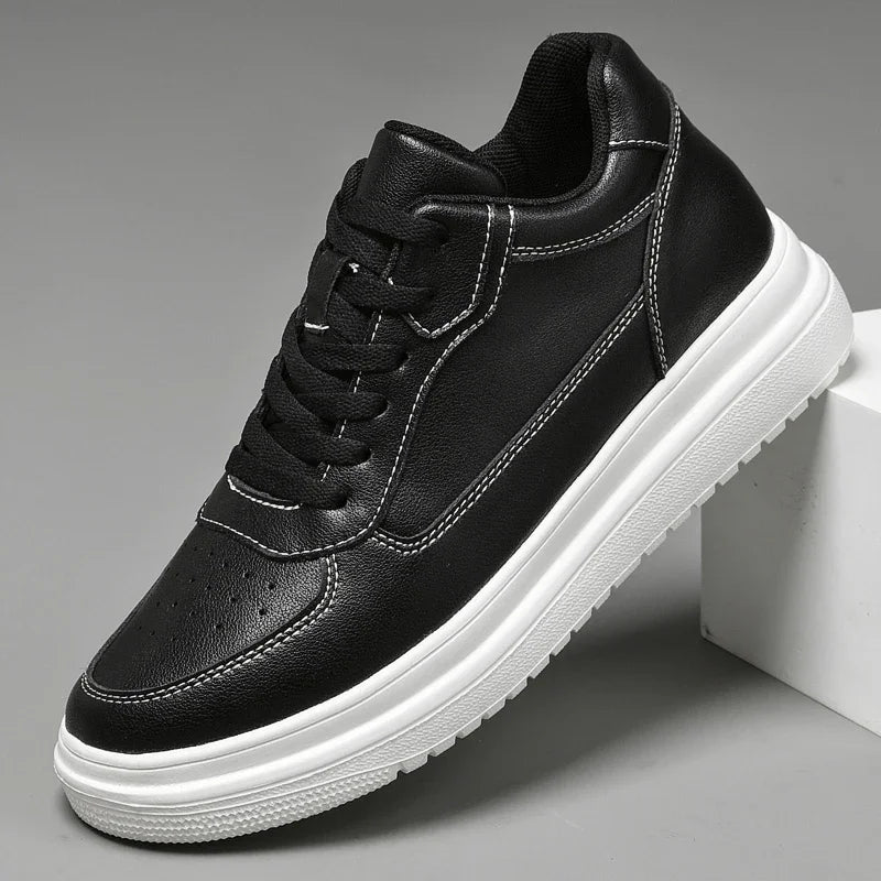 Elevate Your Look: Stylish Men's Lift Sneakers with Comfort Height Increase Insoles (Sizes 36-44)